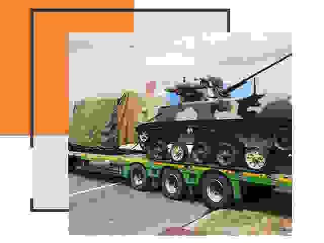Перевозка военной техники в Петрозаводске